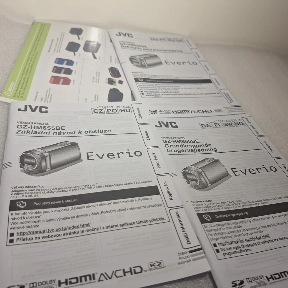 JVC GZ-HM655BE Everio FullHD Camcorder Handycam Videokamera Ovp Weihnachten  - Bild 3 von 4