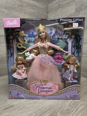 Barbie Princess and the Pauper Princess Giftset Kelly Dolls NRFB Rare!!