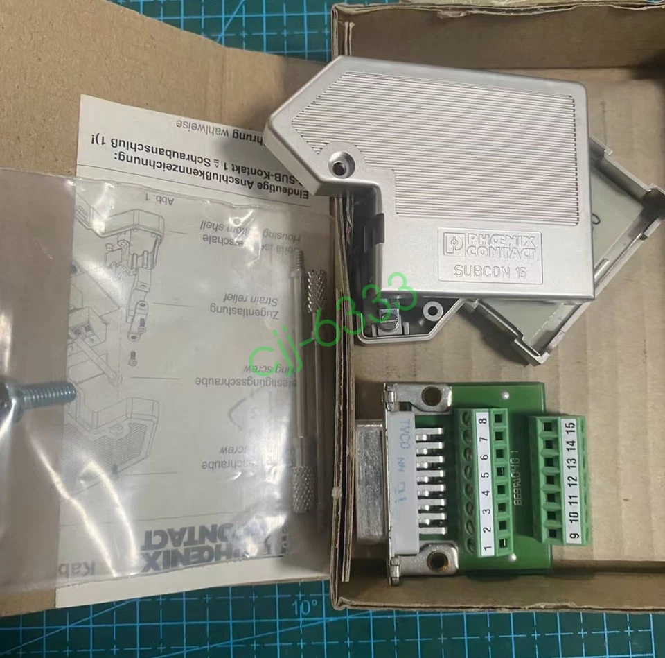 1pcs Phoenix Contact 2761596 D-SUB bus connector SUBCON 15/F-SH - Image 2 of 2