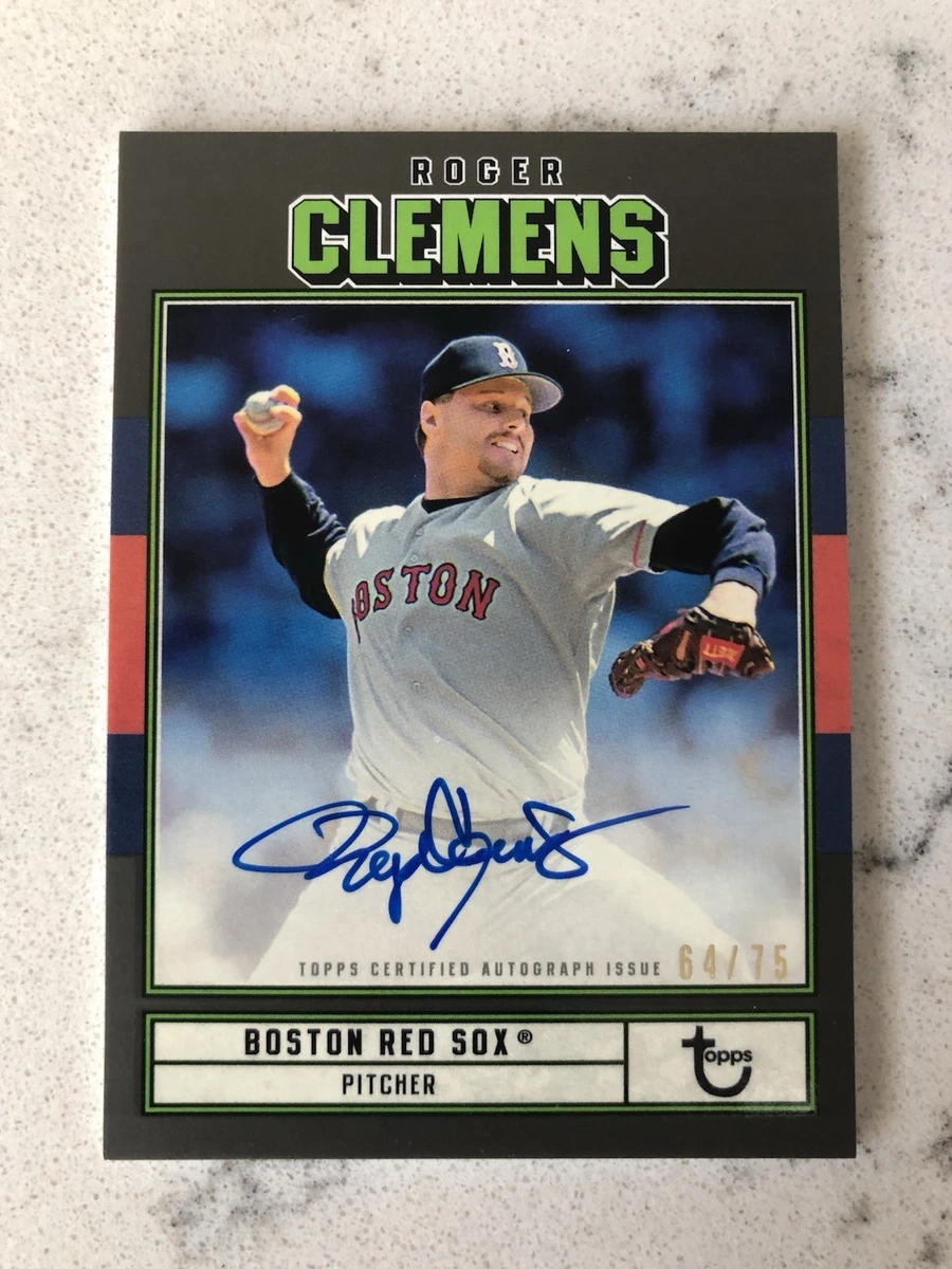 Roger Clemens Baseball Autographed Sports Trading Cards