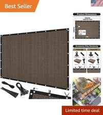 Versatile 10x12 FT Sun Shade Cover with Grommets - Great for Gardens & Patios