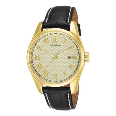 S. Coifman Heritage Men's Champagne Dial Swiss Quartz Watch SC0147