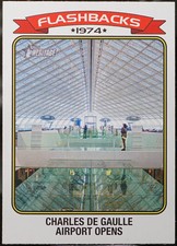 2023 Topps Heritage - News Flashbacks Charles de Gaulle Airport #NF-5 NM