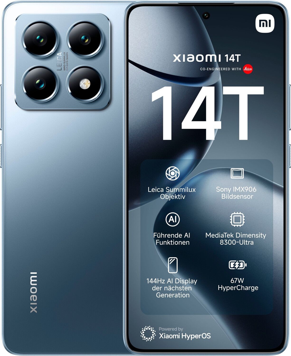 XIAOMI 14T 5G 256 Go Bleu Reconditionné Très bon état