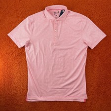 JOHNNIE-O Mens SMALL Lyndonn Dahlia Red Surf Golf Polo Performance Shirt NEW