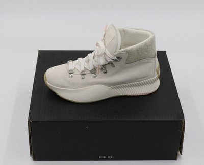 Sorel Out N About III Conquest Lace Up Boots in White Beige - 39.5 Women's New