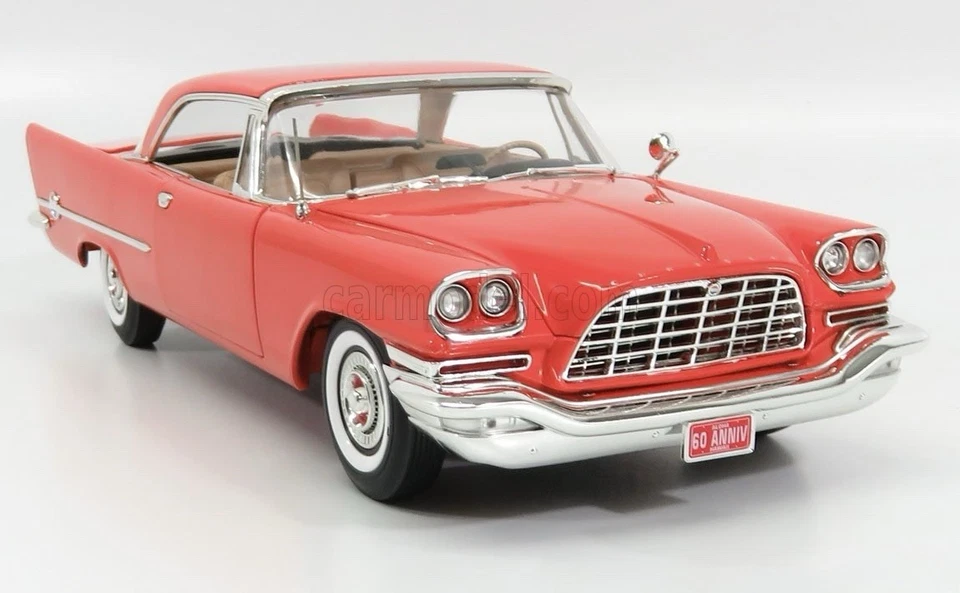 1957 Chrysler 300C Gauguin Red 1/18 Auto World 60th Anniversary Of The 300C - Image 4 of 4