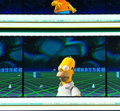 #ad #ad SIMPSONS: CYBERWORLD 3D 70mm IMAX Film 9 Cells C $68.00