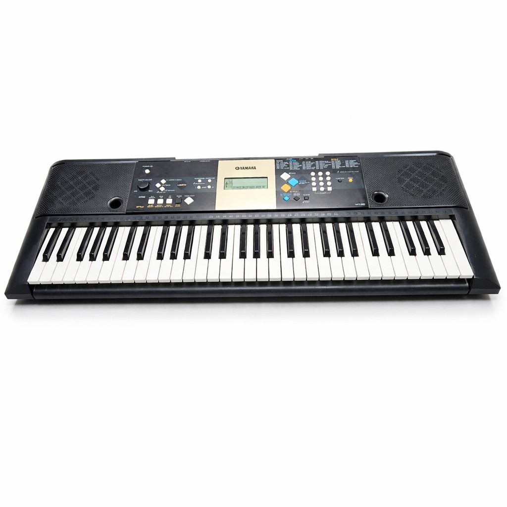 Yamaha YPT-220 キーボード 61鍵 ACアダプター付き Yamaha YPT-220 61-Key Portable Keyboard Tested Works w
