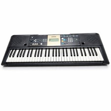 Yamaha YPT-220 61-Key Portable Keyboard Tested Works w/ Replacement 12V Adapter