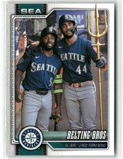 2026 Topps #369 Belting Bros (Randy Arozarena / Julio Rodriguez)