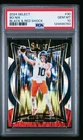 2024 Panini Select - Concourse Bo Nix #30 Red & Black Shock Prizm PSA 10   18A