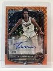 TREY KAUFMAN-RENN 2025-26 BOWMAN CHROME 1ST ORANGE GEOMETRIC AUTO /25 T-Wolves