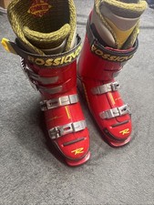 Rossignol Mountain Viper Ski Boots Sz 28.5 Down Hill Red/yellow