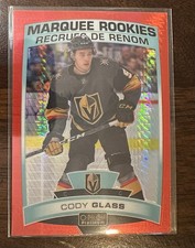 2019-20 O-Pee-Chee Platinum - Marquee Rookies Cody Glass #180 Red Prism /199 RC