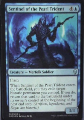 Sentinel of the Pearl Trident - Dominaria: #65, Magic: The Gathering Lp C330