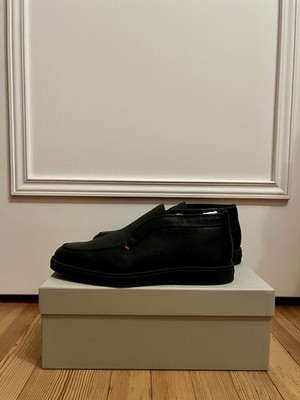 sneaker / Lammfell 42 von Santoni NEU! / Schwarz
