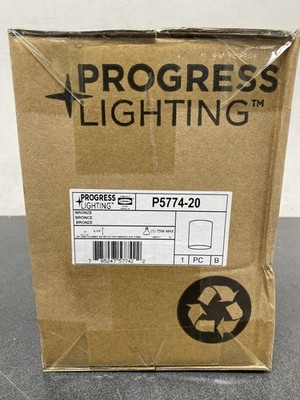 Progress Lighting P5774-20 Outdoor Ceiling Fixture - 5'' Wide - Bronze