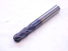 NEW GARR 8mm O.D. 1" LOC TiAlN BALL NOSE CARBIDE END MILL 8mm SHANK 4 FL 48127