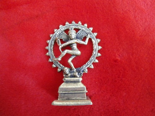 Lord Shiva on base the god displace away evil brass statue thai amulet - 第 1/4 張圖片