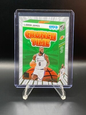 Lebron James 2023 Donruss Crunch Time PRESS PROOF #2 #LALAKERS Insert