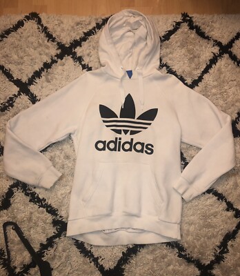 Adidas Hoodie Size Medium Used White £25 P&P UK