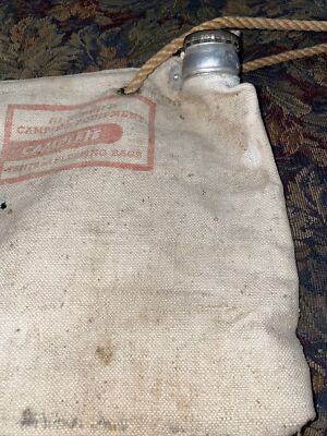 Sac à Eau Vintage Ames Harris Neville Co - Toile Robuste Pour Camping Et Aventure