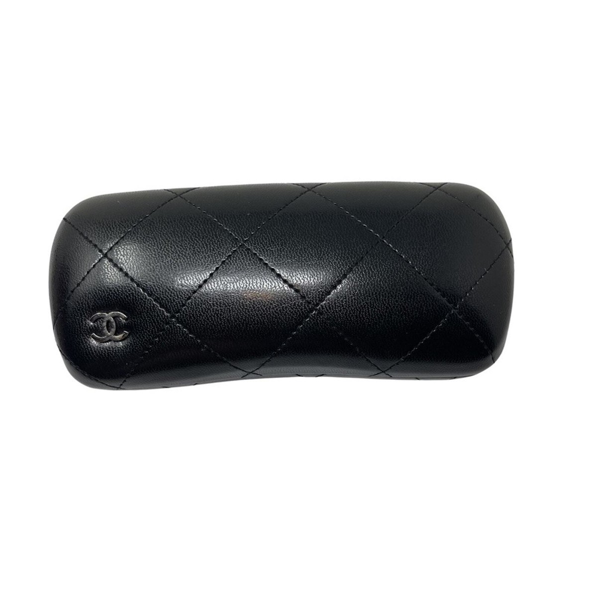 CHANEL シャネル サングラスケース Matelassé Chanel Sunglasses Case Black Matelasse Quilted Silver CC Logo | eBay