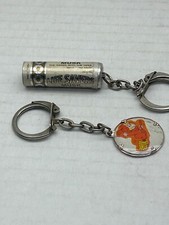 2 VINTAGE KEY RINGS SABRINA THE WITCH  LIFE SAVERS MUSK