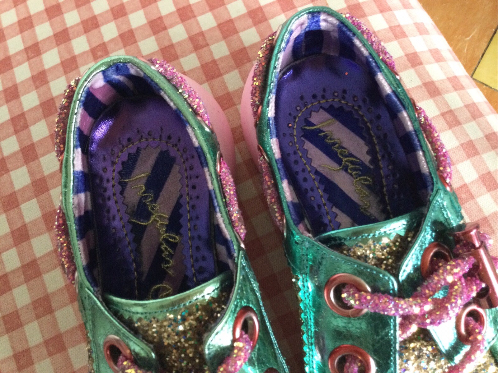 Irregular Choice Multi Sparkle Trainers. Sparkle … - image 9