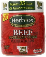 Herbox Bouillon Cubes Beef 25 cubes, 3.25 Ounce