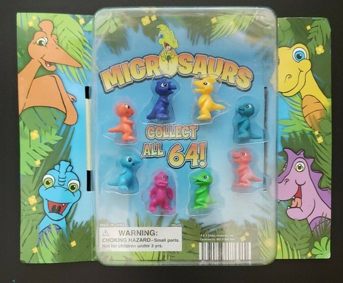 Vintage Microsaurs Gumball Vending Machine Charms Header Display Card #334
