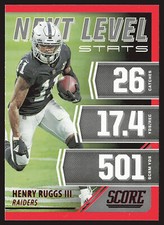 2021 Score #NL25 Henry Ruggs III Next Level Stats Red