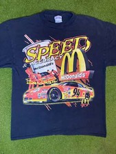 1999 Bill Elliott - McDonalds - Double Sided - Vintage NASCAR T-Shirt XL 