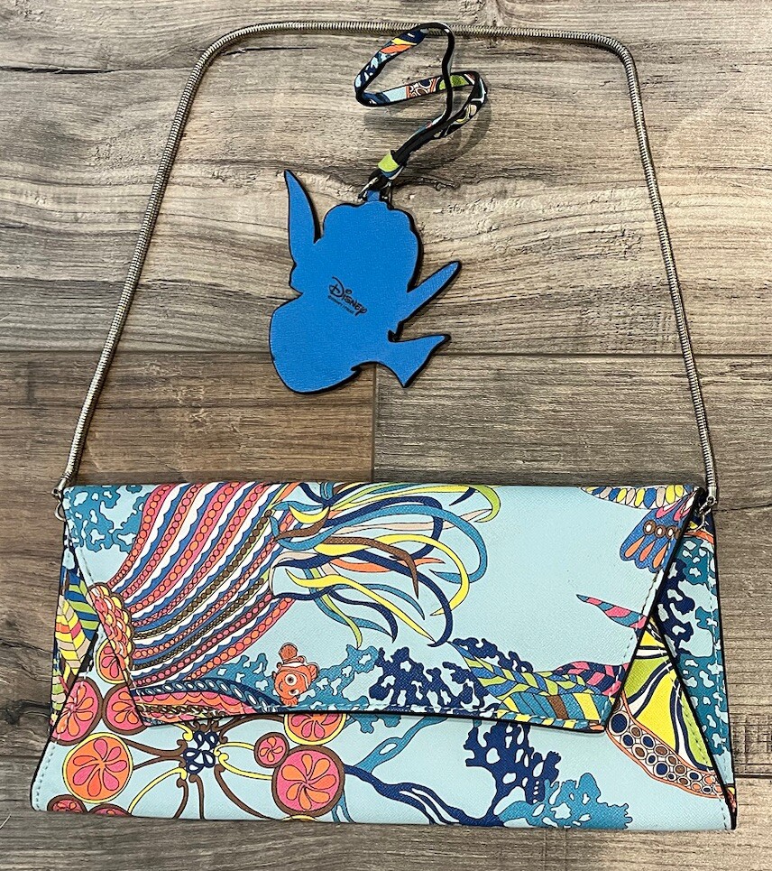 Trina Turk Disney Pixar Finding Nemo Dory Pouch Clutc… Gem