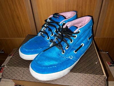 ATMOS X LACOSTE CABESTAN VULC MID MENS US SZ blue Shoes