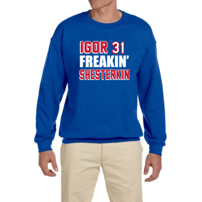 New York Rangers Igor Shesterkin Igor Freakin Shesterkin Crewneck Sweatshirt