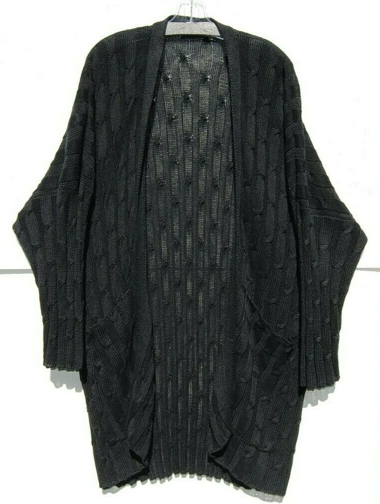 Eskandar Wide High-Neck Button Cardigan (Long Plus Length) - Bergdorf