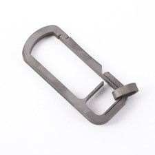 Outdoor EDC Titanium CNC Key Chain Carabiner Portable Spring Belt Clip Keychain