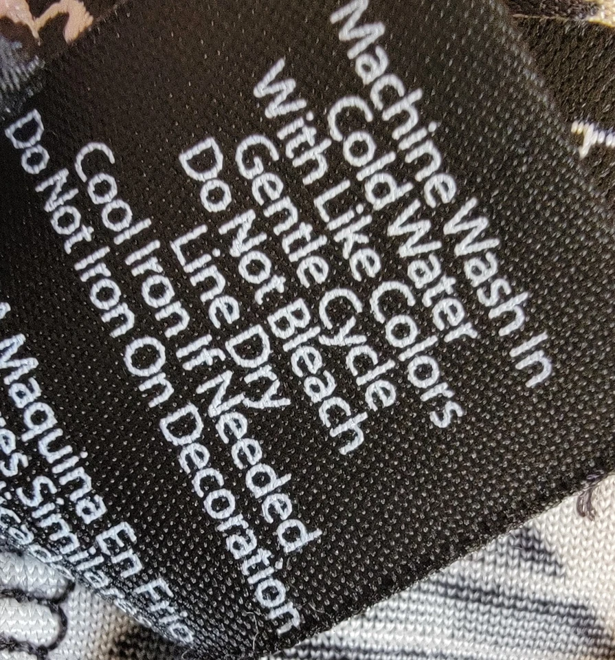 Eye Candy Womens Legging Pants Size L Large Black Brown Striped - Image 3 of 4