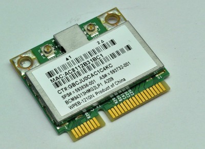 HP G62 G62-200 G62-224CA Wi-Fi WLAN Wireless Card BCM94313HMG2L 593836-001  634753459725 | eBay