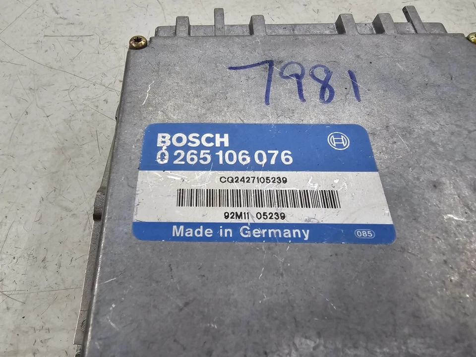 Bosch 0265106076 Módulo de control ABS 140 S500 400SEL 1992-1999 7981 Mercedes Benz Foto 3 de 4
