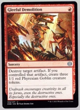 Gleeful Demolition 134/271 Non Foil Uncommon All Will Be One MTG Near Mint