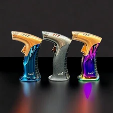 Single Jet Scorch Torch Lighter Full Metal Butane Refillable 61518