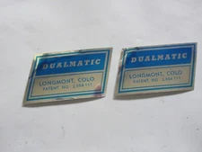 Dualmatic Locking Hub Sticker / Decal For Twin Lever Dualmatic Hubs (2)