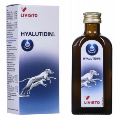 Hyalutidin Livisto DC 1 x 125 ml Originalware Hyaluronsäure Hunde Katzen Gelenke