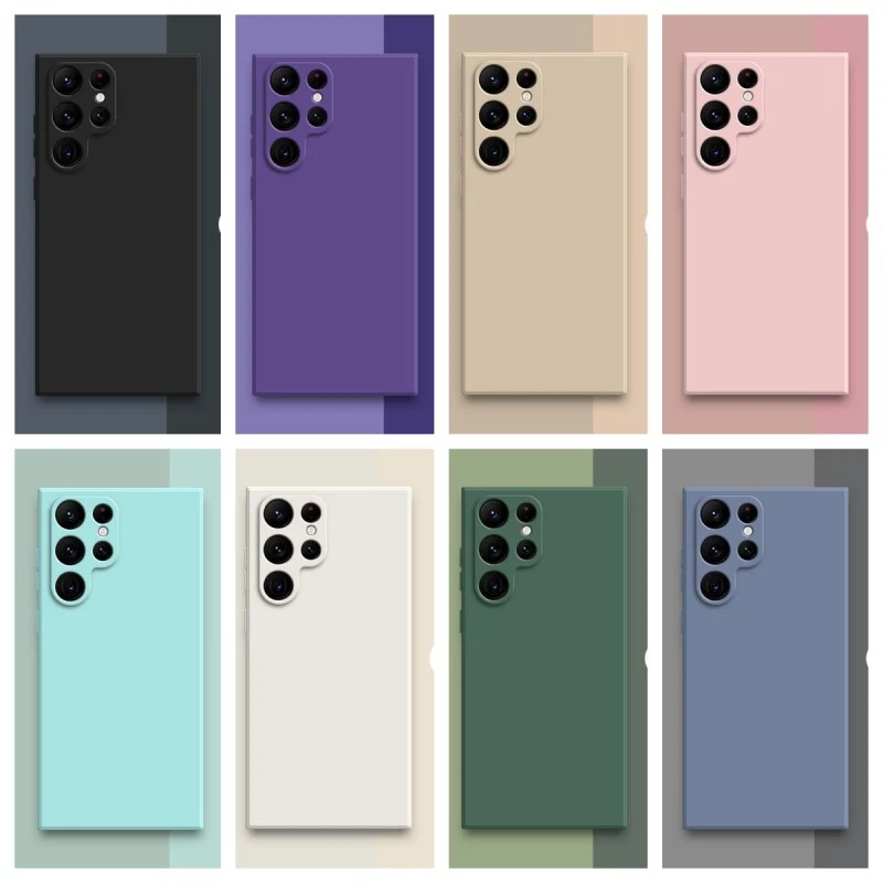 Phone Case For Samsung S25 S24 Ultra S23 S22 S21 S20 ShockProof Silicone Cover