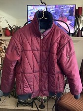 Bogner Quilted Down Ski Metallic Purple Jacket Women’s Size 10