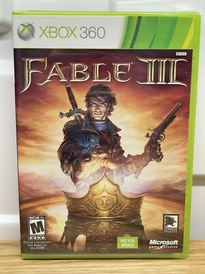 Fable 3 Microsoft Xbox 360 Brand New & Factory Sealed. Not For Resale Version