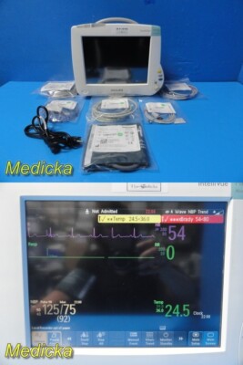 Philips Intellivue MP50 Neonatal Patient Monitor W/ NEW Leads & Modules ~ 35195